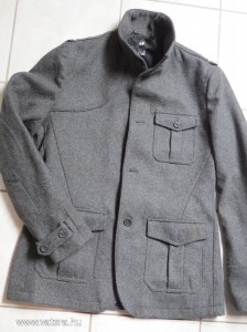 H&M elegáns fazonú, szürke, téli férfi kabát << lejárt 9019816 58 fotója