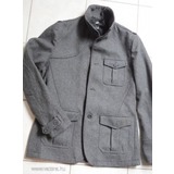 H&M elegáns fazonú, szürke, téli férfi kabát << lejárt 219494