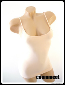 Testszín, elasztikus, varrás nélküli, alakformáló trikó (M) << lejárt 5678785 94 fotója