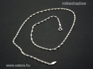 Női ezüst lánc, nyaklánc, csavart minta, 45 cm << lejárt 5952823 35 fotója