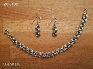 Elképesztő kiárusítás! Csinos, elegáns ezüst karkötő-fülbevaló szett Szíriából << lejárt 7112932 97 fotója