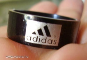 Fekete stainless steel gyűrű adidas felírással << lejárt 2482929 57 fotója