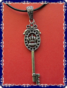 Csodaszép kulcs alakú tibeti ezüst nyaklánc << lejárt 633259 7 fotója