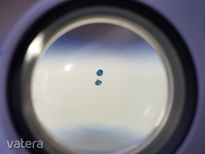 Kék/SI1 100%-ban természetes, (clarity enhanced) gyémánt, 1.0-1.2 mm (~0.006 - 0.008 c << lejárt 3572573 46 fotója