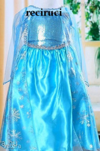 Jégvarázs Frozen Elza farsangi jelmez báli ruha uszállyal Elsa S - es méret << lejárt 7652587 49 fotója