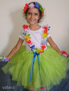 Különleges 5 részes extra Hawaii táncos farsangi jelmez 4-8 évesnek << lejárt 2584215 34 fotója