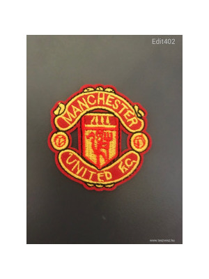 ruhára vasalható folt rávasaló felvarró logo logó Manchester United F.C. 68x68mm << lejárt 961988