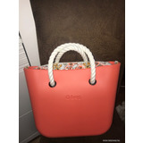 Eredeti O bag mini arancio (narancs) komplett női táska, pipacsos belsővel,kötél füllel << lejárt 909994