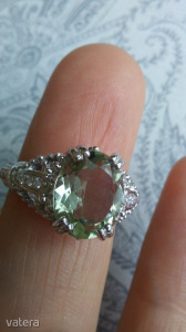 Zöld ametiszt köves ezüst gyűrű (57) << lejárt 9201676 27 fotója