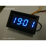 Digitális LED kijelzős óra-dátum kék kijelzővel előlapba besüllyeszthető kivitel << lejárt 545719