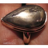 925 ezüst gyűrű 19,5/61,2 mm, pirit+manetit << lejárt 417082