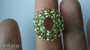 Peridot köves 925 finomságú ezüst gyűrű << lejárt 5318926 36 fotója