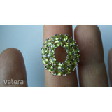 Peridot köves 925 finomságú ezüst gyűrű << lejárt 864885
