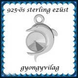 925-ös sterling ezüst ékszerkellék: medál / pandora / fityegő EM22 << lejárt 34393