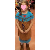 Indián lány (törzsfőnök lánya) jelmez + tollas hajdísz - 7-10 évesig << lejárt 541793