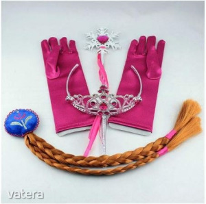 Jelmez vásár! Új 4 részes Jégvarázs Anna kiegészítő szett tiara, hajfonat, jogar, kesz << lejárt 6986173 24 fotója
