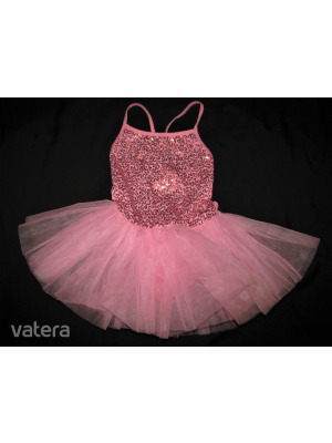 9-11 év bodys rózsaszín balerina jelmez vagy táncosnő jelmez,rózsaszín tüll csoda,kombidresszes.új << lejárt 193698