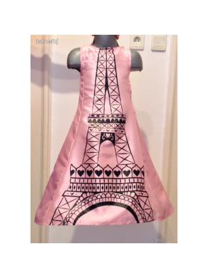 Egyedi Eiffel torony jelmez merevítős ruha 3-4 éves méretben (627) << lejárt 135510