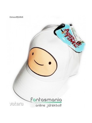 Adventure Time - Finn mintás fehér baseball sapka állítható pánttal, Junior méret - Kalandra Fel << lejárt 657976