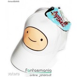 Adventure Time - Finn mintás fehér baseball sapka állítható pánttal, Junior méret - Kalandra Fel << lejárt 657976