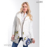 DESIGUAL PARASINA gyönyörű luxus tavaszi moletti kabát 44 XXL sok 1ft << lejárt 163722