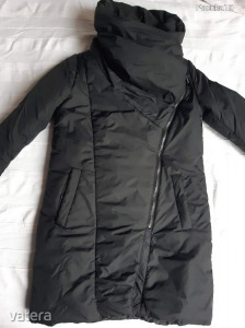MOHITO téli kabát / télikabát (női, fekete, kámzsa nyakú, elegáns) << lejárt 3937538 93 fotója