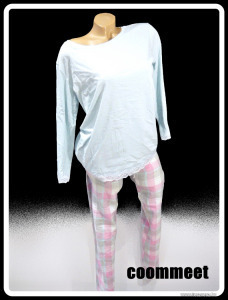 Mentazöld-szürke, csipkeszegélyes, kockás alsós pizsama ~ÚJ~ (L-XL) << lejárt 454705 47 fotója
