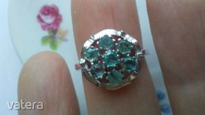 Kolumbiai smaragd köves ezüst gyűrű 57-es << lejárt 7630525 31 fotója