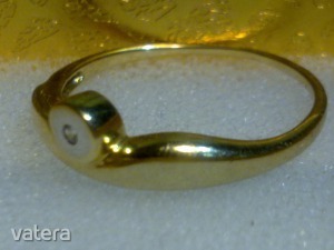 Csodaszép antik 14 K sárga arany gyémánt gyűrű button foglalatú << lejárt 1781189 56 fotója
