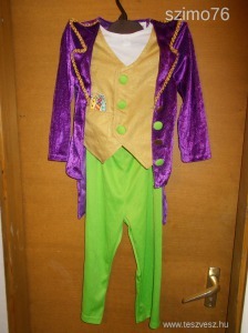 910. Roald Dahl - Charlie és a csokigyár / Willy Wonka jelmez (3-4 éves) << lejárt 5227576 43 fotója