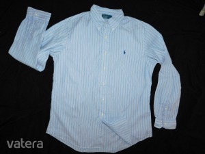 Ralph Lauren férfi újszerű ing kék-fehér csikos L es << lejárt 5694560 77 fotója
