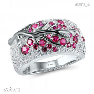 rubin 925 ezüst gyűrű. 58,8(18,5). US 8,5. << lejárt 5037811 65 fotója