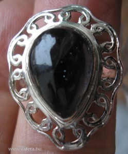 .925 ezüst gyűrű sötét iolit drágakőcel 17,5/55 mm << lejárt 172258 1 fotója