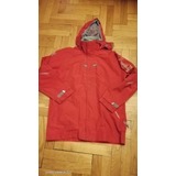 TRIBORD kamasz fiú 12évesre-vízhatlan,kapucnis piros színű dzseki -kabát ,esőkabát << lejárt 39031