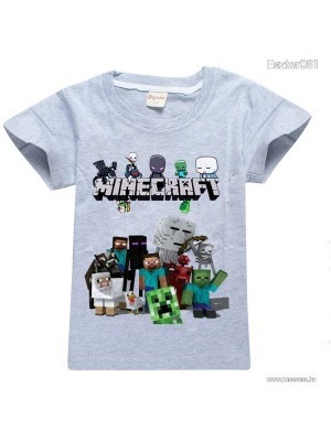 Minecraft rövidujjú póló, ÚJ,KÉSZLETRŐL!! 140 cm << lejárt 92012