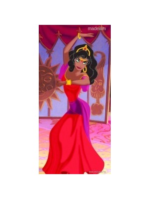 Disney Notre Dame-i toronyőr Esmeralda cigánylány táncosnő jelmez E3 3448 << lejárt 968124