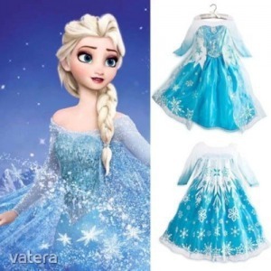 Frozen jégvarázs Elsa farsangi ruha, jelmez 110-116 Új, címkés azonnal AJÁNDÉK KORONA << lejárt 6021348 8 fotója