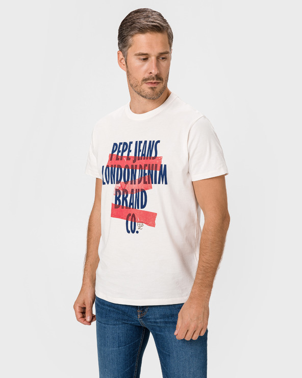 Pepe Jeans Curtis Póló Fehér fotója