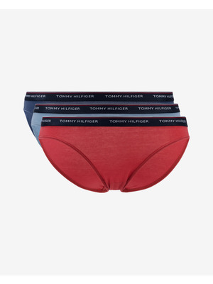 Tommy Hilfiger 3 db-os Bugyi szett Kék Piros