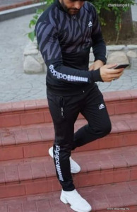 Új!Adidas férfi lykra szabadidőruha melegítő S-XXL << lejárt 5835689 10 fotója