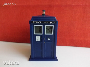 Eredeti ZEON Dr. Who Doctor Who TARDIS óra ébresztő óra !! Kivetítős !! 12cm DR WHO Ki << lejárt 1435303 57 fotója