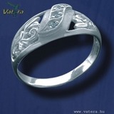 Női ezüst gyűrű, köves barokk mintás Minden méretben! << lejárt 227697