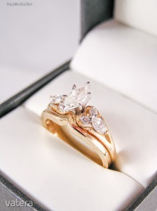 Gyönyörű Brill - Maruise Gyémánt Gyűrű szett cca. 1 Karát Gyémánttal << lejárt 6224459 35 fotója