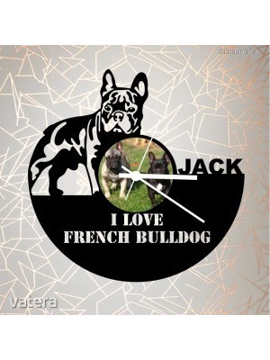 Francia bulldog óra, egyedi órák << lejárt 137883