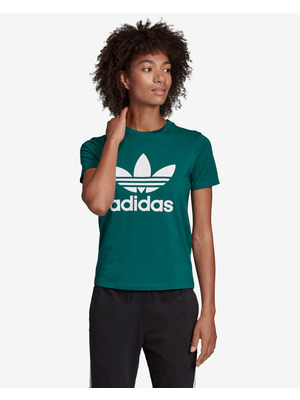 adidas Originals Trefoil Póló Kék Zöld << lejárt 356369