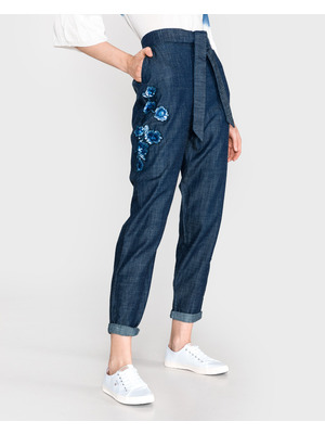 TWINSET Nadrág Kék << lejárt 520808