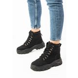 High-top w-70 fekete női sneakers << lejárt 277438