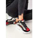 High-top dlm101 fekete női sneakers