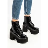 Forshaga v2 fekete női platform cipő