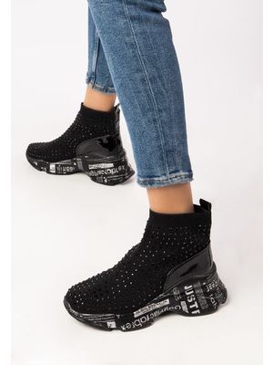 High-top erezze v2 fekete női sneakers << lejárt 917516